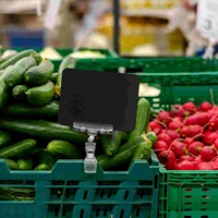 12pcs durable practical reusable price tag clip storage bins clip for supermarket store