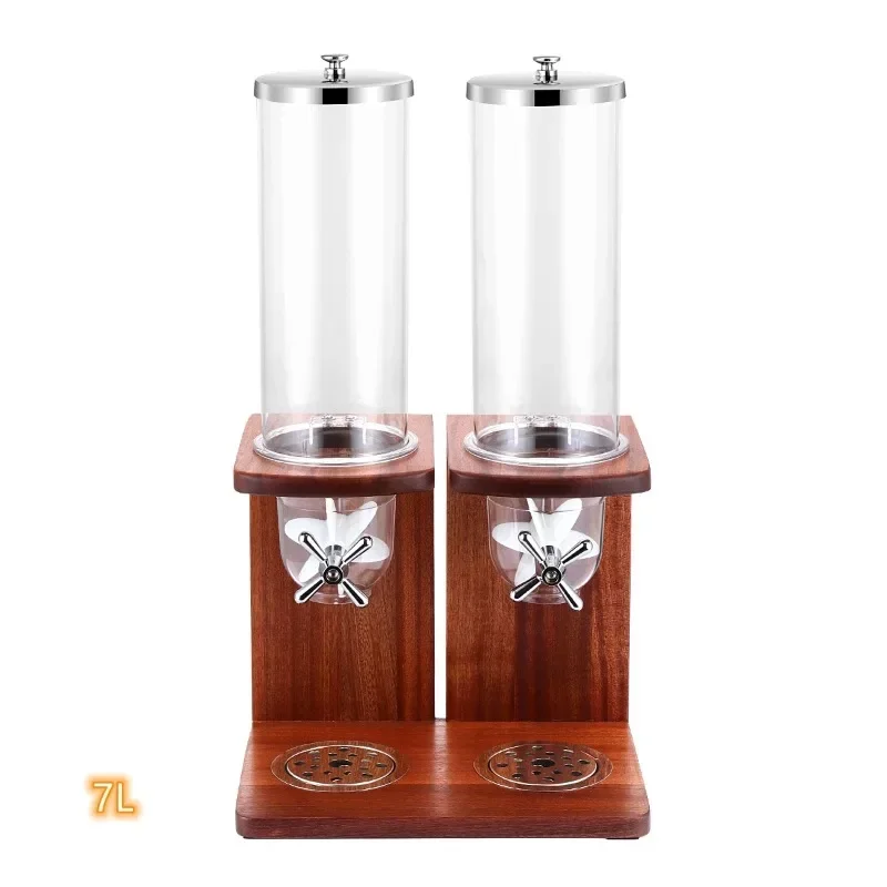 Незаменимый двойной резервуар 7-литровый деревянный пластиковый диспенсер для