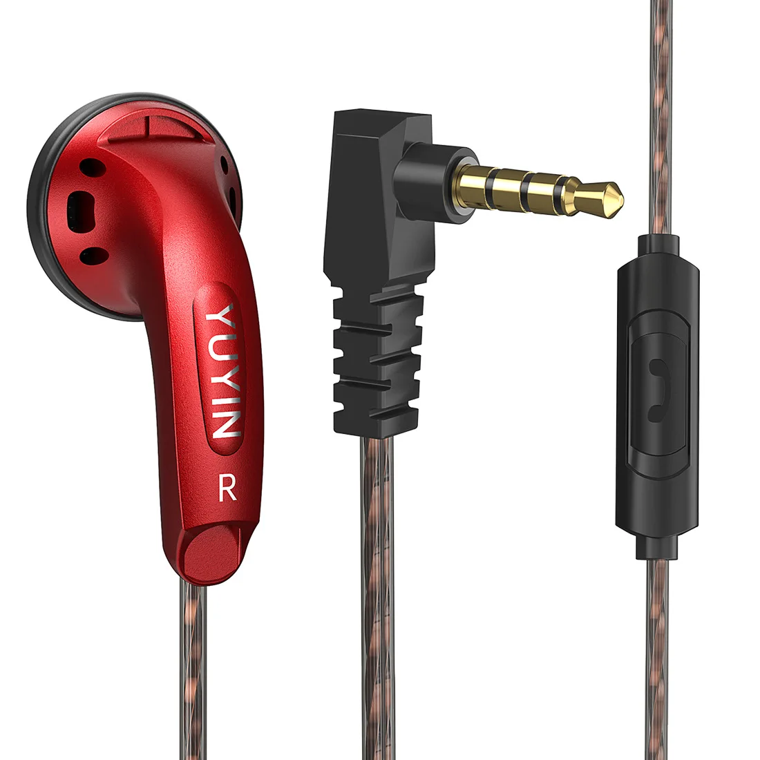 

Y100 3.5mm Wired Earphones Flat Head HIFI Headset Large Moving Coil Subwoofer With Mic Sports Heavy Bass Music Earbuds