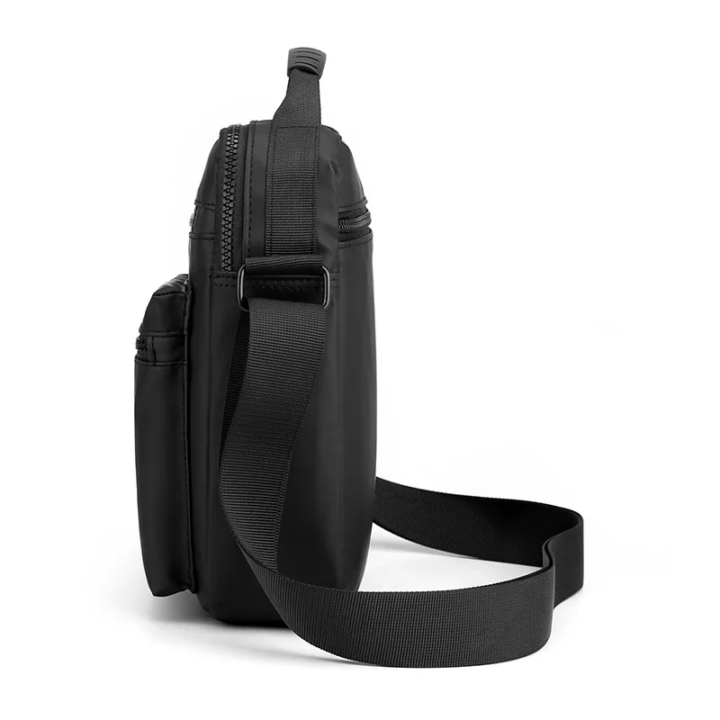 New Casual Men's Shoulder Messenger Bag Splash-proof Nylon Multi-function Oxford High Capacity Crossbody Bag with Water