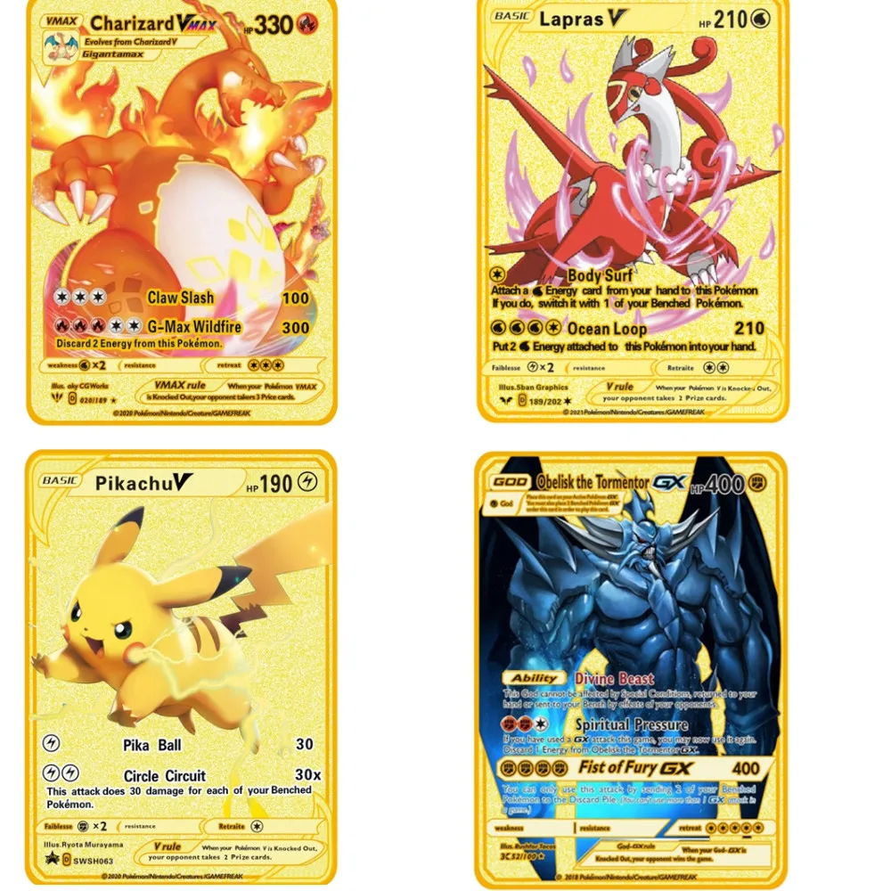 

Карты Pokemon в английском, Mewtwo GX, Charizard Vmax, Пикачу, энергетическая игра, Боевая карта, торговая коллекция, детские подарки