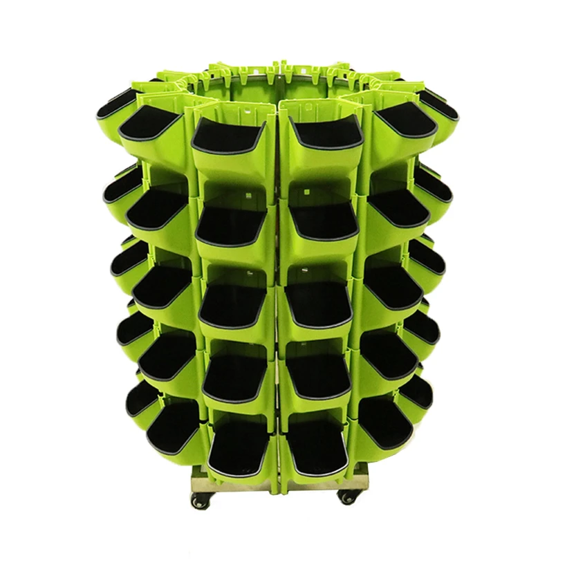 

Three-dimensional Plastic Planter Flower Pot Wall Hanging Stackable Succulents Plant Pot Bonsai Garden Supplies for Home decor