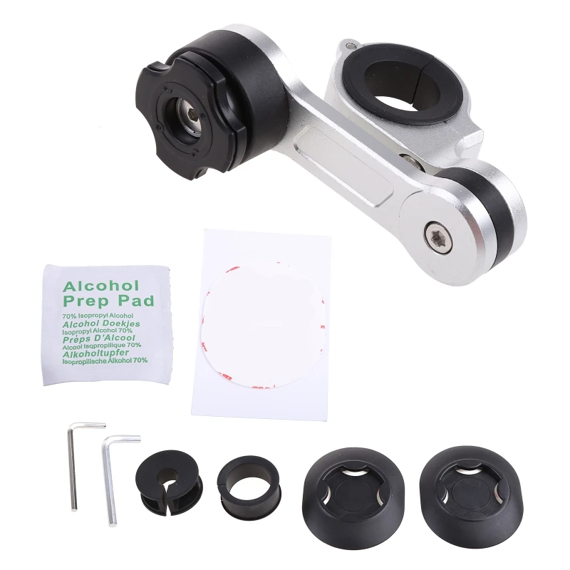 

Universal Aluminum Alloy 360° Bike Motorcycle Handlebar Mobile Phone Holder Cradle Bicycle Mount for 2-7" Cellphone GPS Dropship