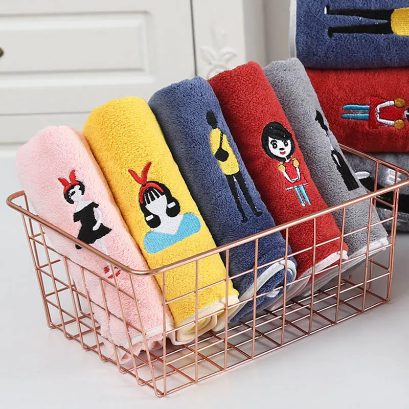 Полотенца для лица свадебный подарок коралловый флис чистый цвет портативная