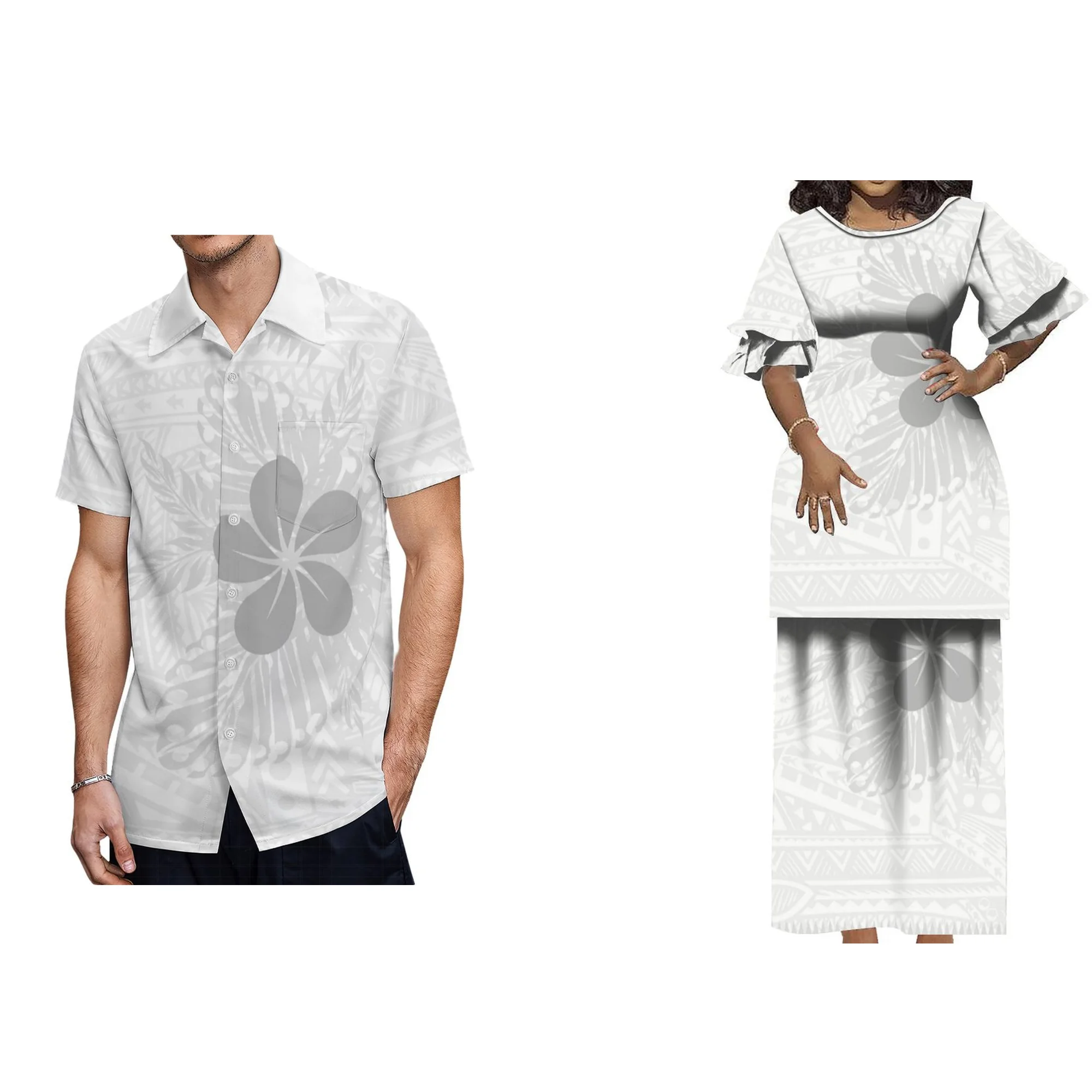 Женский комплект из 2 предметов: топ и юбка с принтом на заказ