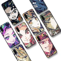 anime demon slayer kimetsu phone case for samsung s20 lite s21 s10 s9 plus for redmi note8 9pro for huawei y6 cover
