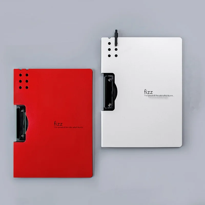 

CINODNI New Fizz Horizontal A4 Folder Matte Texture Portable Pad Portable Pen Tray Thicken Briefcase School Office Supplies