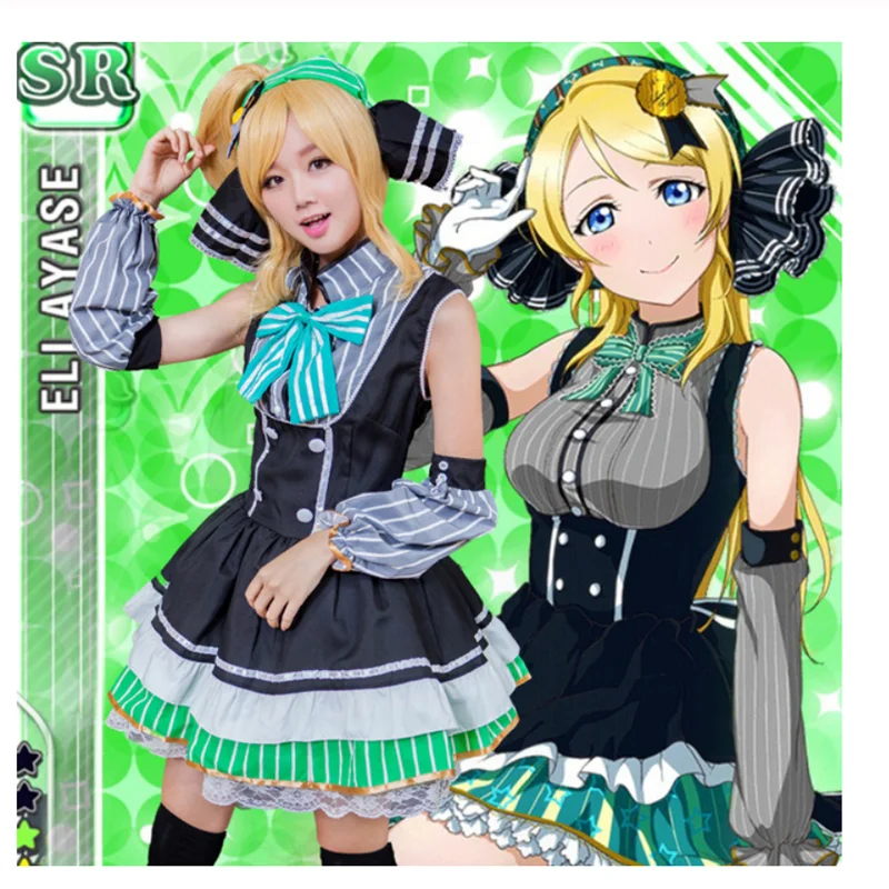 Японское аниме Love Live Кодори Нико тоджо Umi/ Eli Hanayo Rin/Maki конфетная горничная