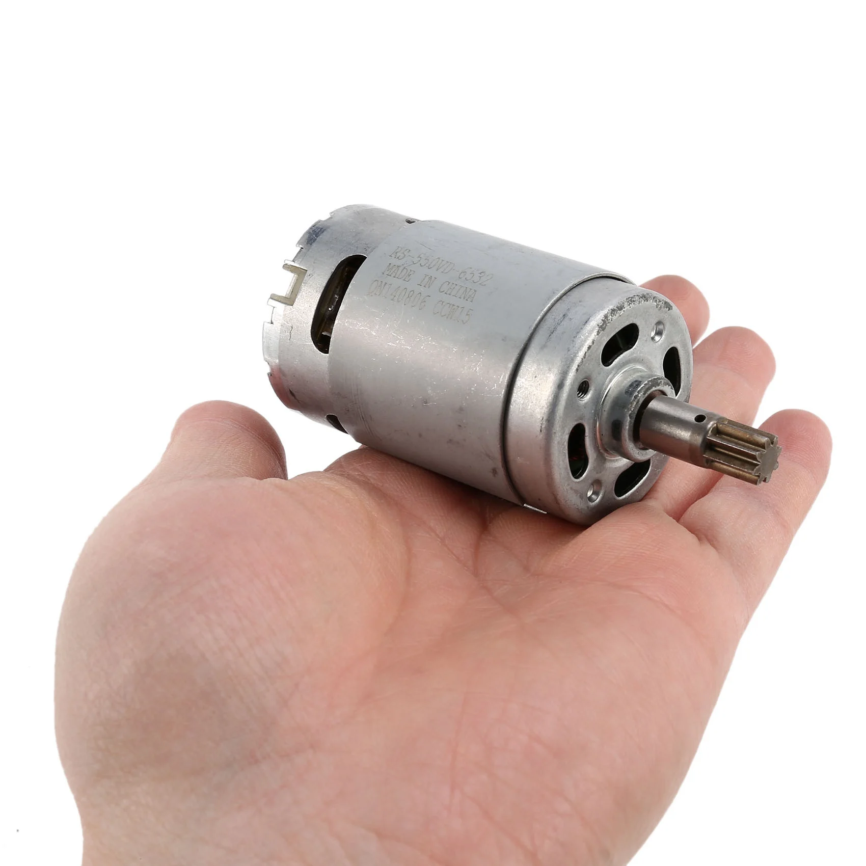 Двигатель с 8 зубьями постоянного тока RS-550VD-6532 H3 для WORX 50027484 WX390 WX390.1 WX390.31 WU390.9 WX390.9