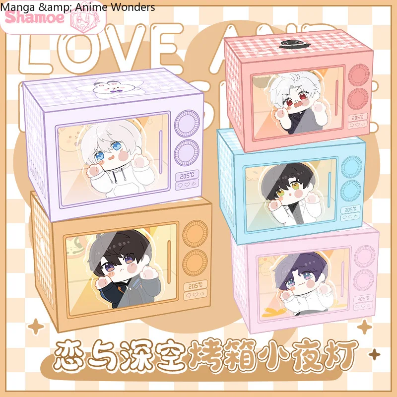 Аниме Love and Deepspace Xavier Sylus Rafayel Zayne Caleb косплей мультфильм ночник орнамент ночи свет