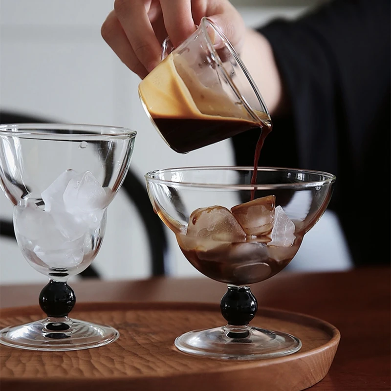 

Ins Wind Original Vintage Glass Home Creative Wine Glass Water Cup Tall Glass High Borosilicate Heat Resistant Cup Water Bottle