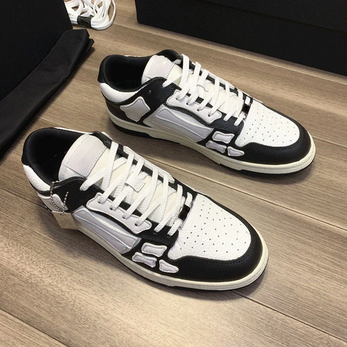 

High-quality Designer Design High Street Hip-hop Fashion Low-top ShoesCouples Personality Hip-hop Leather Retro Casual Sneakers