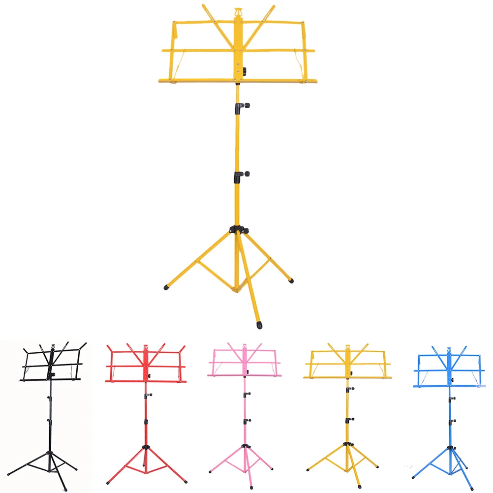 

Colorful Folding Music Sheet Tripod Stand Portable Laptop Projector Mounts Light