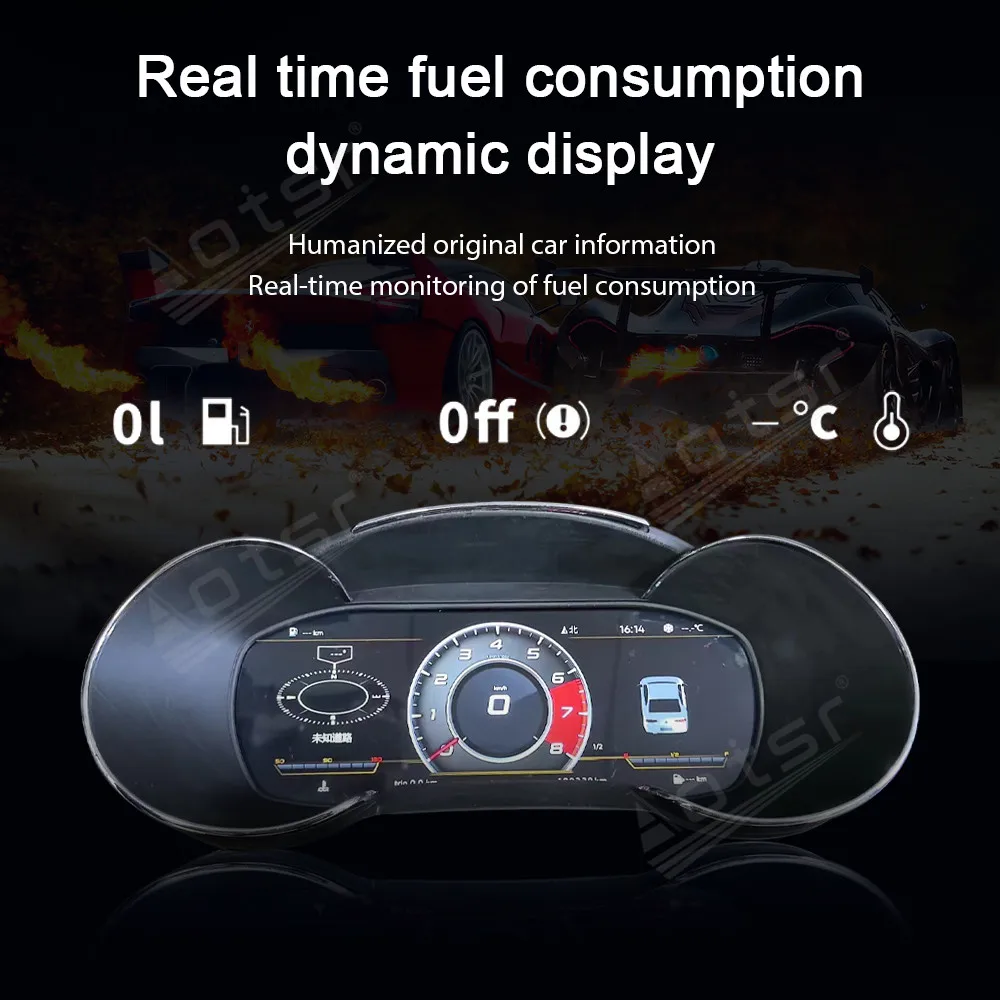 Для Audi A3 2014 2015 2016 2017 2018 ~ 2020 измеритель скорости автомобиля ЖК-кластер приборная