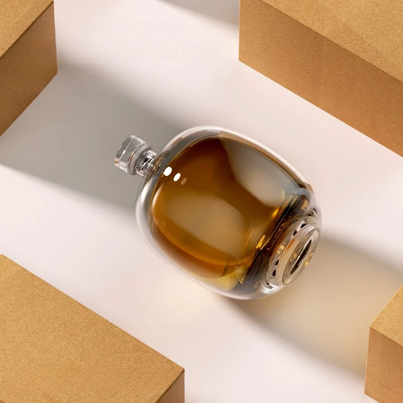 Утолщенные стеклянные бутылки простые домашние герметичные специальные