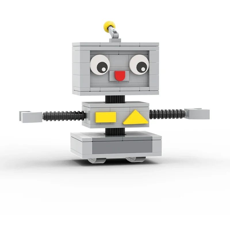 Набор строительных блоков MOC в виде милых животных кошек LankyBoted Лисий Кот