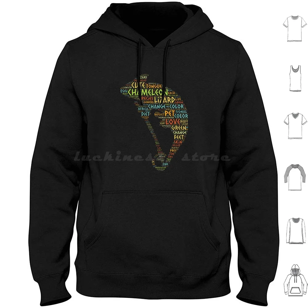 

Художественная толстовка с капюшоном из хлопка с длинным рукавом, слов хамелеон, любовь, ящерица, слов, облако, словарь, глоссарий, милая