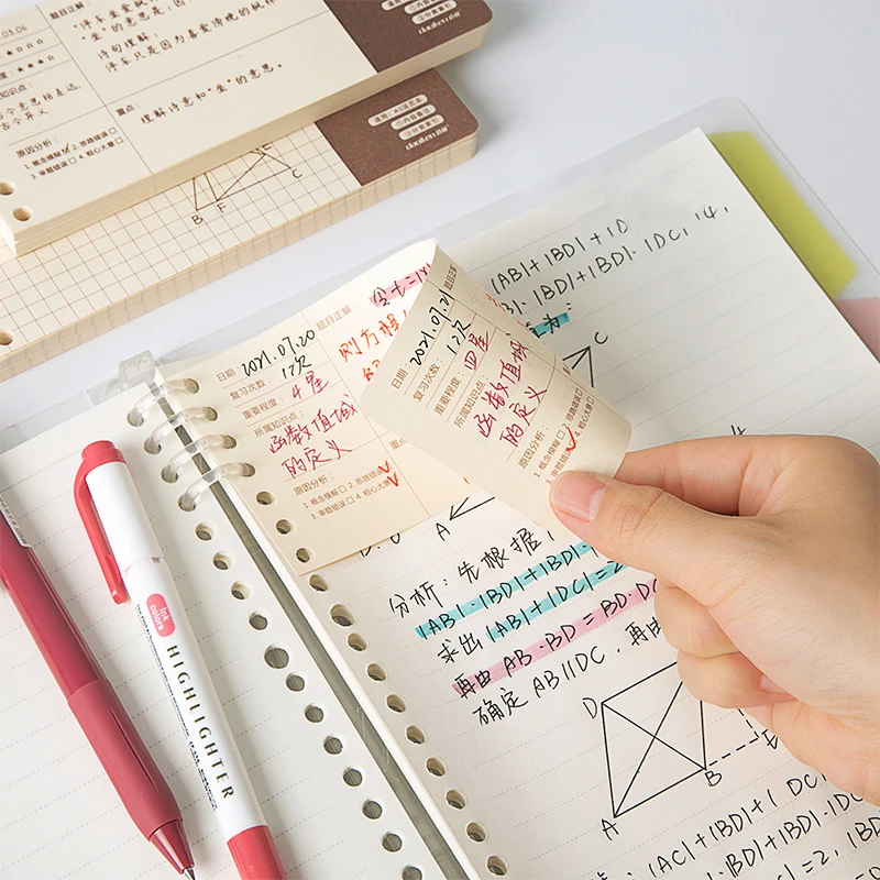 Съемный лист для блокнота формата А5/А6 1 шт. | Канцтовары офиса и дома