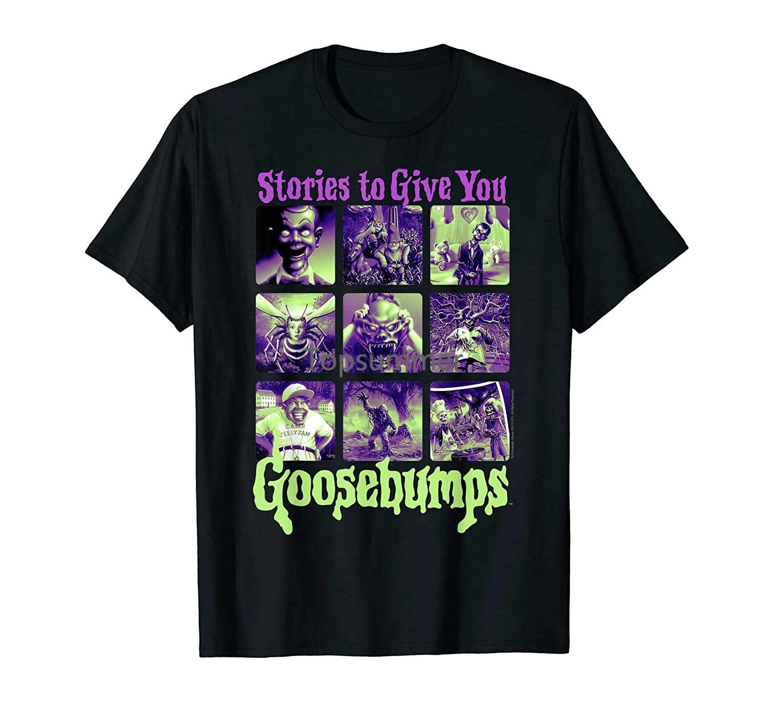 

Goosebumps Stories To Give You Goosebumps Panel Poster T-Shirt
