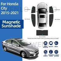 magnetic car sunshade cover for honda city 2015 2022 interior windshield stylish mesh custom fit accessories sun visor