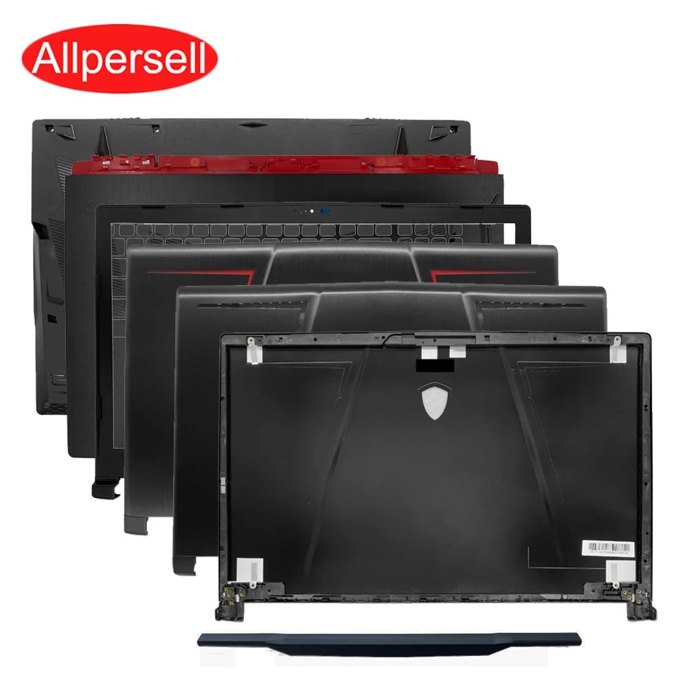 Верхняя Нижняя крышка для MSI1 GE73 GE73VR MS-17C5 17C1 17C7 7RC 7RD верхняя крышка экрана Рамка для упора на ладони чехол Нижняя оболочка петля крышка