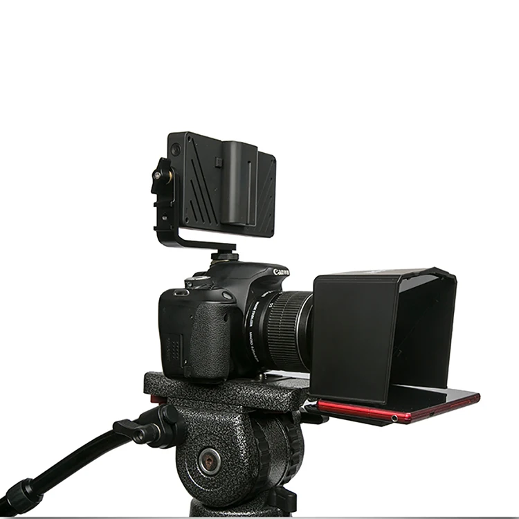 

Bestview T1 Smartphone Teleprompter for Canon Nikon Camera Photo Studio for Youtube Interview Teleprompter Video Camera