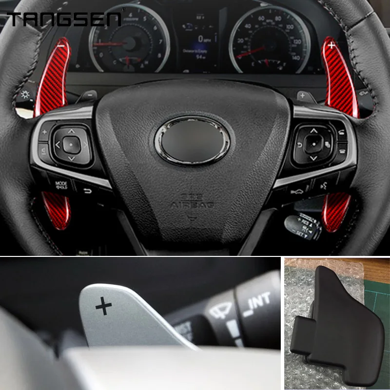 Рукоятка рулевого колеса из углеродного волокна совместимая с Toyota Reiz Camry Corolla Ralink