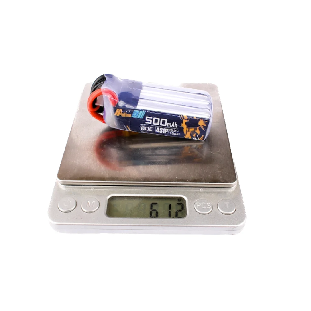 

Auline 500 мАч 4S Высокое напряжение 15,2 в 80C XT30 3-дюймовый зубочистка пересекающая машина батарея FPV