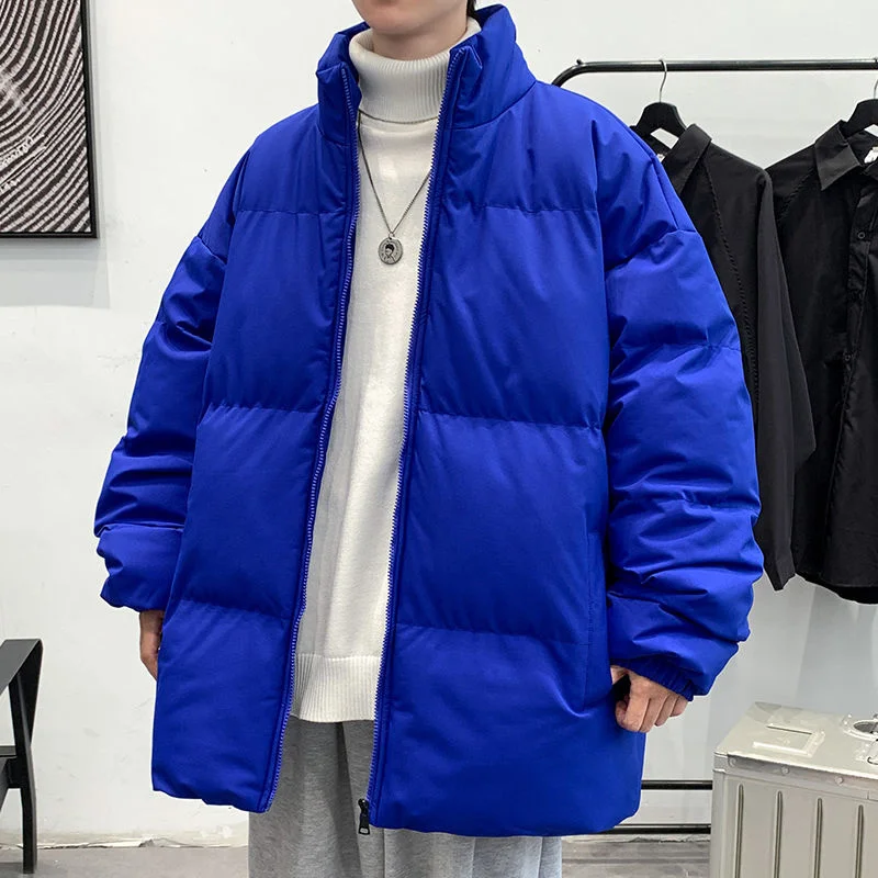 M-6XL Winter Jacket Men Warm Fashion 7 Colors Casual Thicke Jackets Men Korean Loose Short Coat Mens Parker Large Size