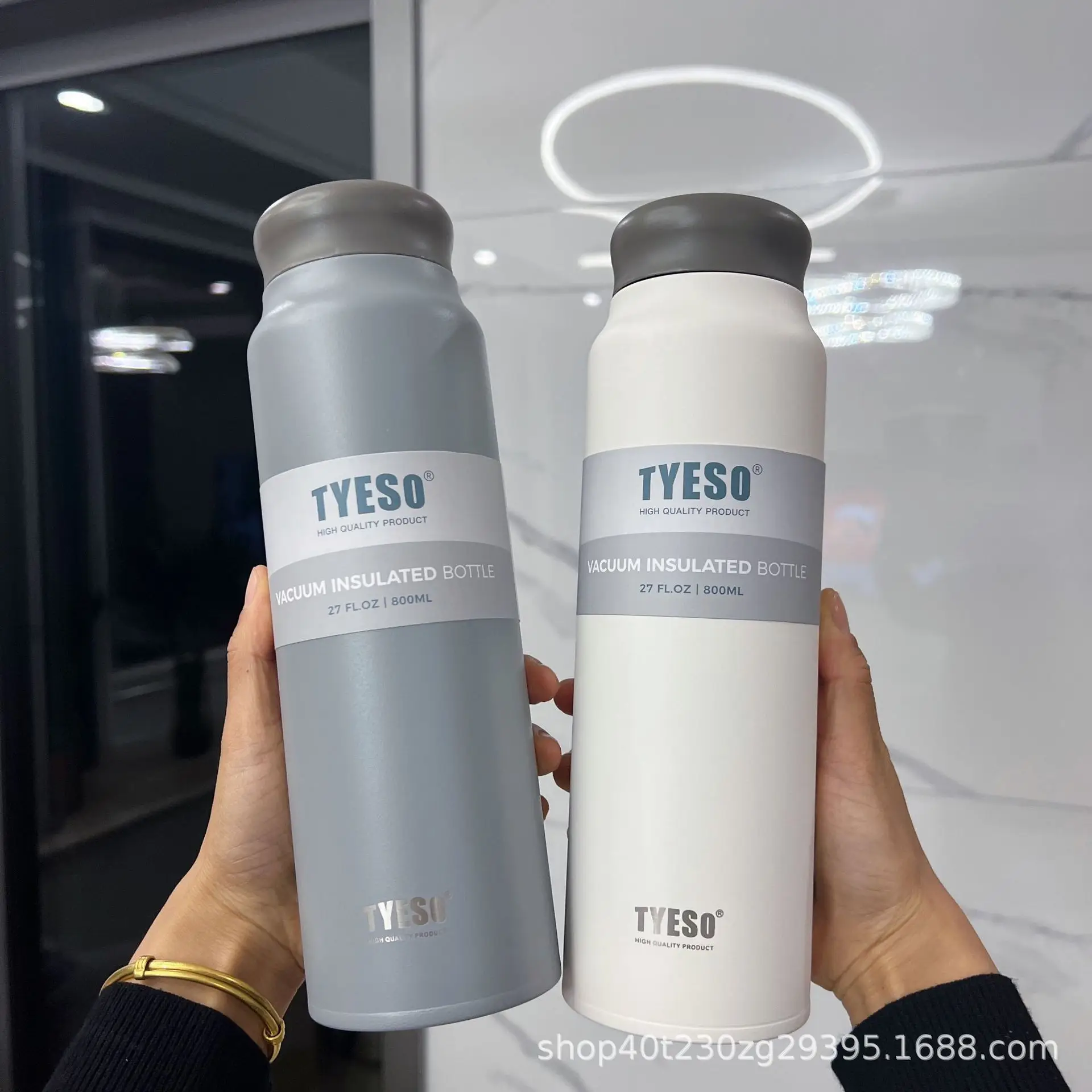 

800 мл вакуумная изоляционная чашка из нержавеющей стали, простые кружки, кофейные чашки, портативная бутылка большой емкости для воды для му...