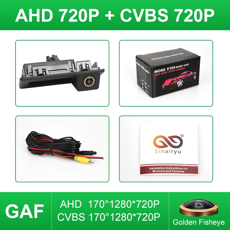 

AHD 1080P 170 градусов рыбий глаз автомобильный багажник ручной переключатель камера заднего вида для Audi A3 A4 VW Touran Tiguan T6 Polo Skoda Speed Octavia
