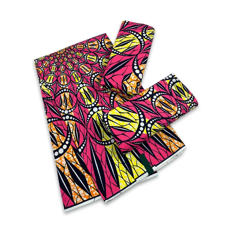 

2023 Fashion Ankara Wax Prints Fabric 100% Cotton Original Soft High Quality African Real Wax Fabric Women Party Dress Tissus
