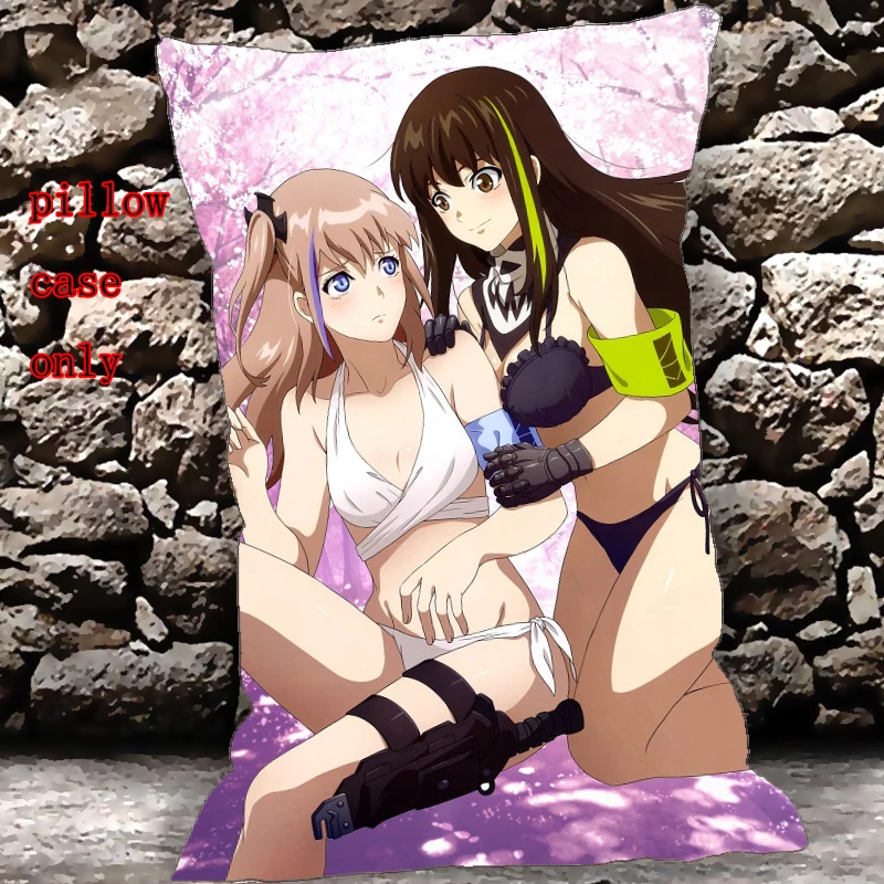 

Anime Dakimakura Pillow Case Girls Frontline M4A1 UMP9 Cover Home Decoration Accessories 60x40cm
