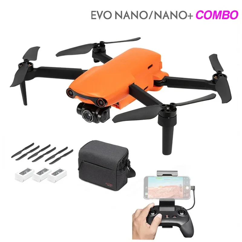 

New Autel Robotics EVO Nano Combo / Nano Plus Combo Nano Combo 4K Camera Drone with Charger Batteries Accessories Parts
