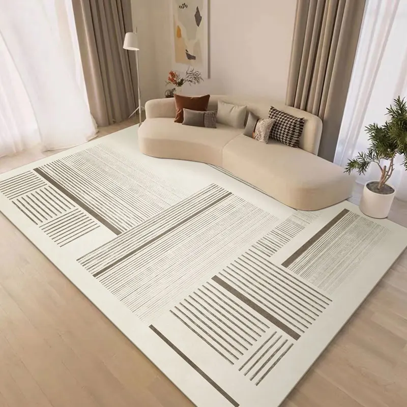 

Ковер для гостиной модный современный минимализм Пушистый Ковер украшение для дома мягкий дышащий высококачественный полиэстер ковер для ...