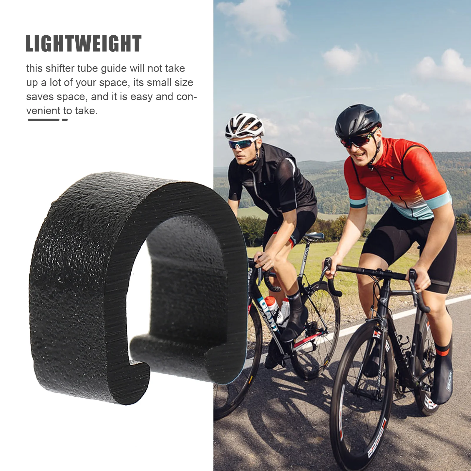 50 шт. велосипедная рама с фиксированной пряжкой кабельный зажим шт./компл.