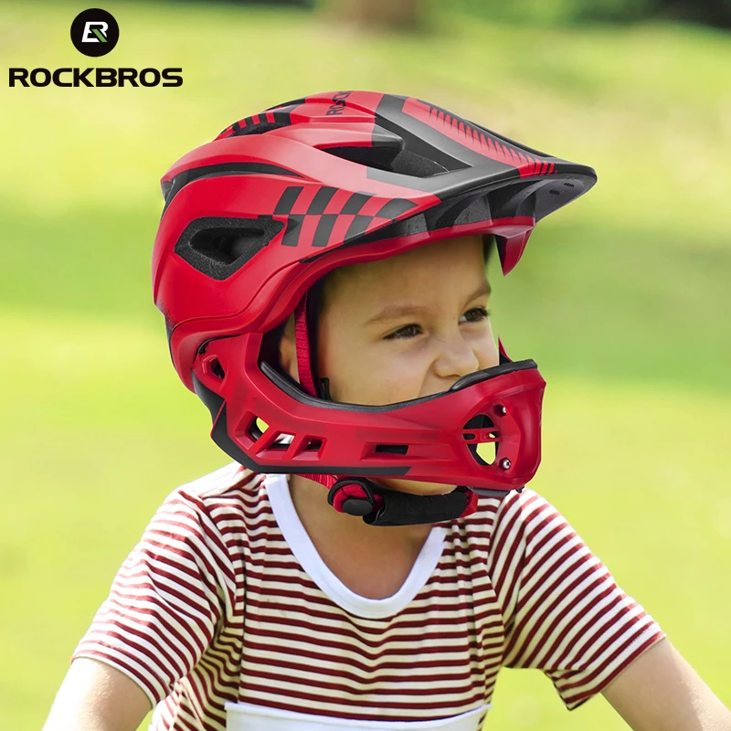 

ROCKBROS 2 In 1 Full Covered Child Helmets Bike Bicycle Cycling Animals Children Helmets EPS Sport Safety Hats For Parallel Car
