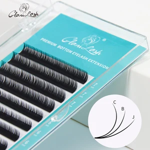 Imported GLAMLASH Lower Eyelashes Extension 5mm 6mm 7mm length Lash Supplies Individual Lashes Natural Under 