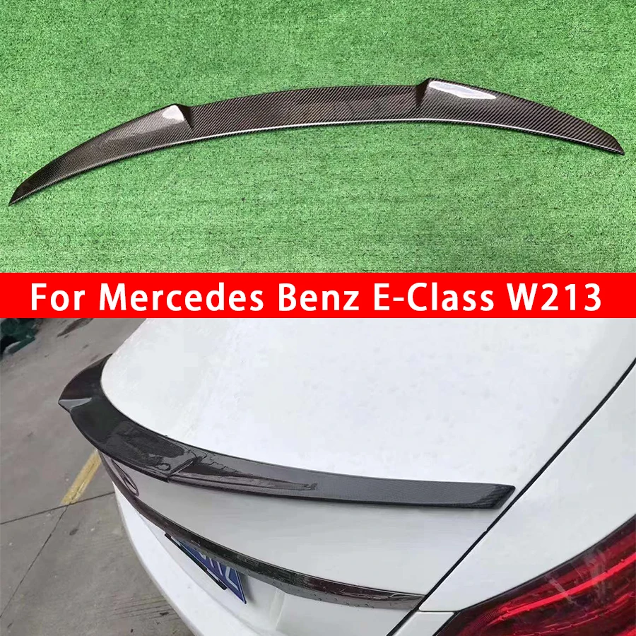 Задние плавники из углеродного волокна для Mercedes Benz E Class W213 E63 E300 E350 задний спойлер