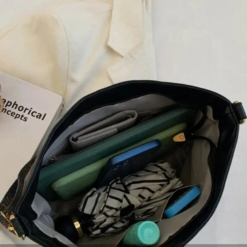 Женская Сумка Через Плечо Большой Вместимости В Стиле Ретро С Геометрическим