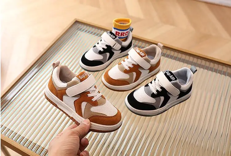

Autumn New Kids Sports Shoes Air Mesh Breathable Children Casual Running Sneakers Soft Shoes for Boys Girls Shoes Kids