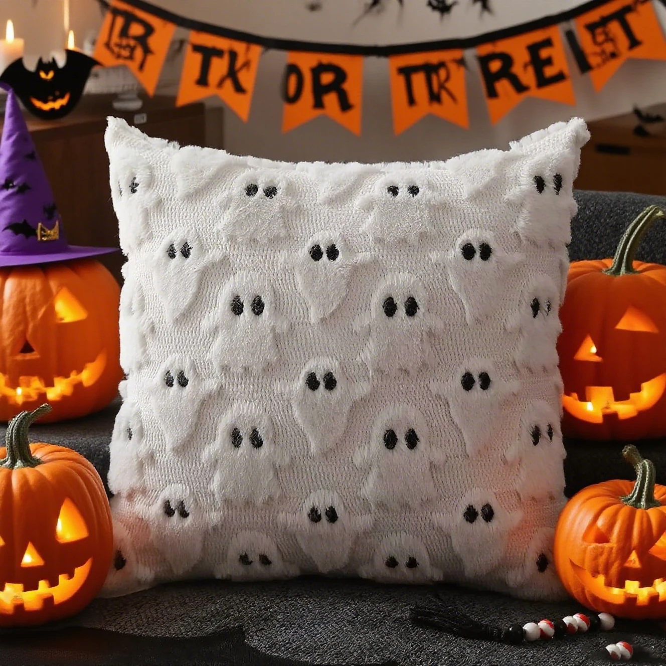 

3D наволочка на Рождество и Хэллоуин, полиэстер