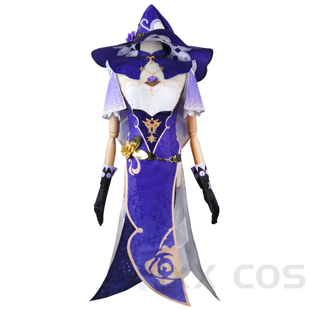 Лиза минси Косплей GenshinImpact Костюм для вечеринки Одежда Ролевая игра комикс с