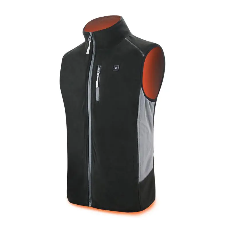 

Жилет с подогревом длинный теплый зимний теплый жилет с подогревом три оборота контроль температуры жилет с подогревом женский Электрический жилет для