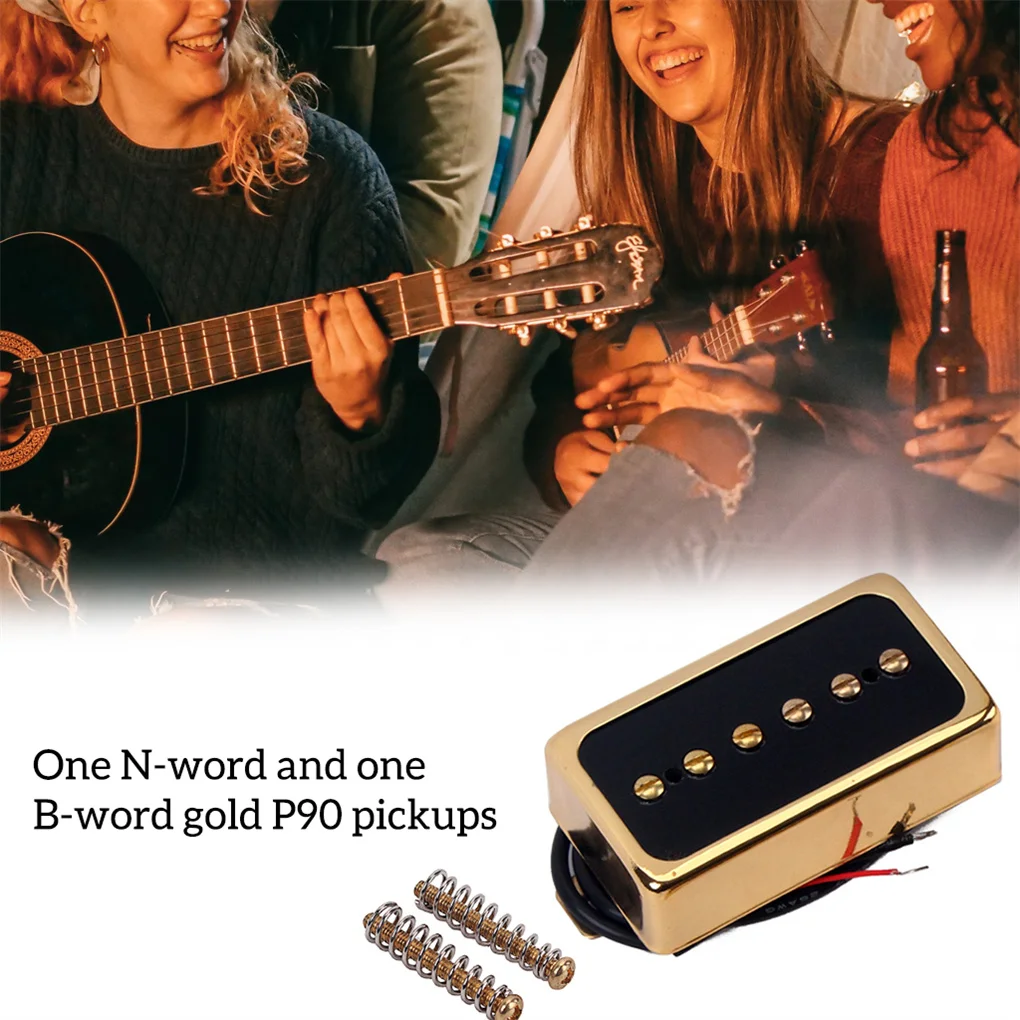 

Комплект из 2 хамбакеров N-образная форма букв s простые в использовании портативные пикапы в винтажном стиле Премиум материал для замены ги...