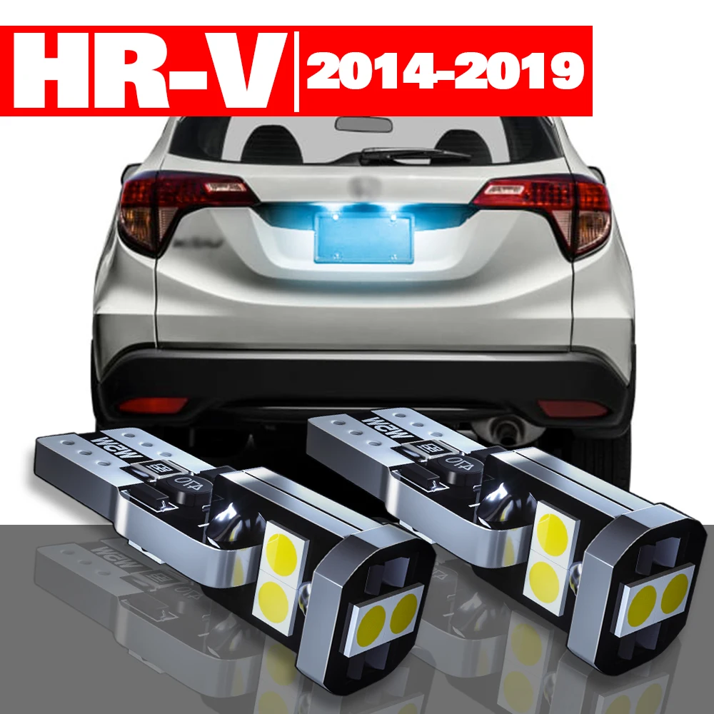 

For Honda HR-V HR V HRV 2014-2019 Accessories 2pcs LED License Plate Light 2015 2016 2017 2018