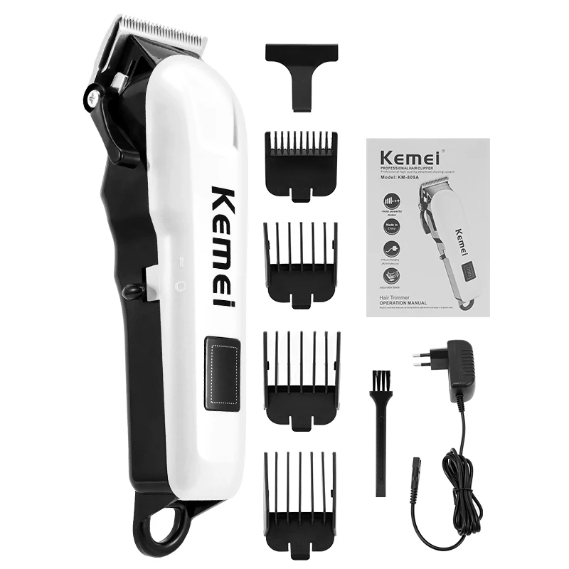 

Electric Hair Clipper Hair Cutting Machine Cordless Barber Shop Professional Rechargeable Hair Trimmer for Men Adjustable