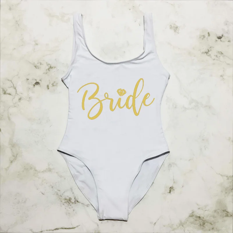Сексуальный женский купальник для невесты летний цельный купальный костюм