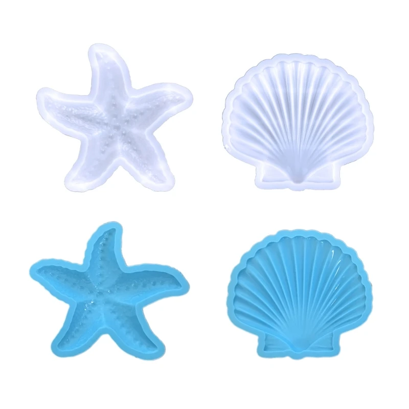 

Seashell Epoxy Resin Molds,Starfish Silicone Resin Molds for Wall Hangings,Decor
