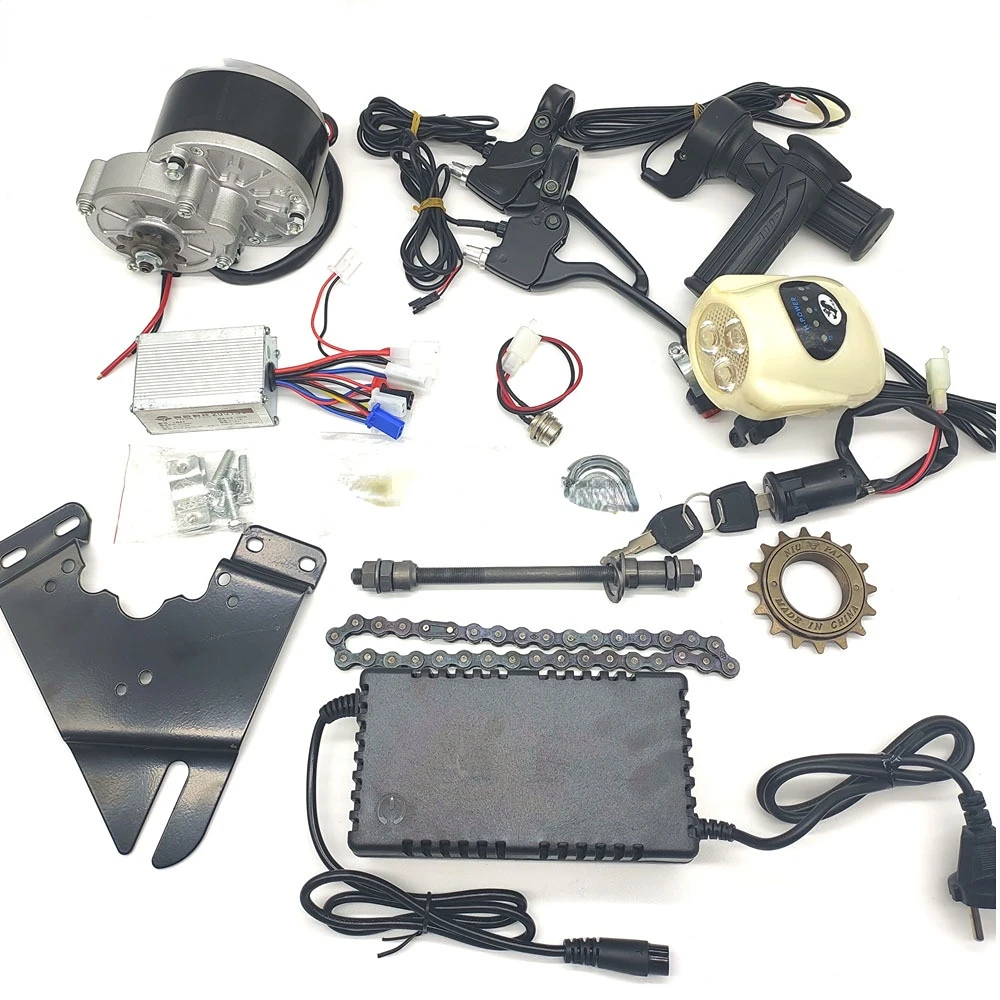 

MY1016Z2 24V 250W Brushed Drive Motor With Controller Set Bike Conversion Kit For Electric Scooter Bicycle EBike Mini Tricycle